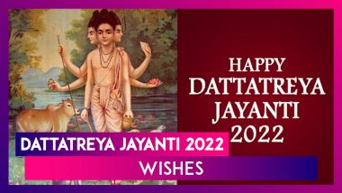 Dattatreya Jayanti 2022 Wishes and Greetings: Share Images and HD Wallpapers on Datta Jayanti